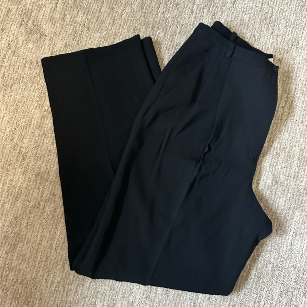 Vintage Women’s Armani Collezioni Black Lined Dress Pants